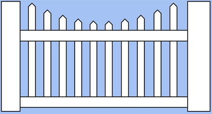 SCALLOPED TOP PICKET