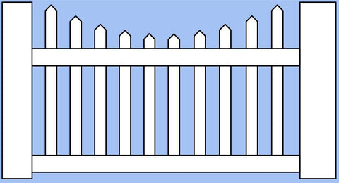 SCALLOPED TOP PICKET