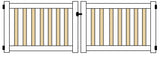 GLORY 3 FT DOUBLE GATE