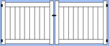 EAGLE 3 FT DOUBLE GATE