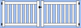 GLORY 3 FT DOUBLE GATE