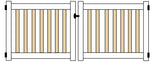 GLORY 4 FT DOUBLE GATE