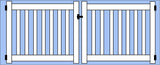 GLORY 4 FT DOUBLE GATE