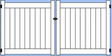EAGLE 5 FT DOUBLE GATE