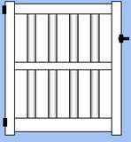 SHADOW BOX 5 FT SINGLE GATE
