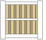 SHADOW BOX - 6X6 SECTION