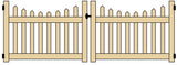 LIBERTY 4 FT DOUBLE GATE