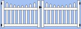 LIBERTY 4 FT DOUBLE GATE